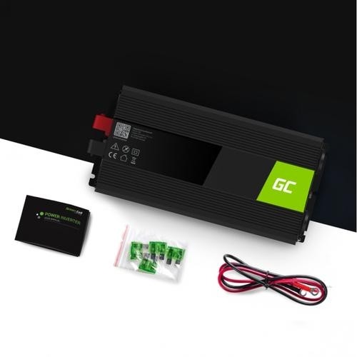 Green Cell INV12 power adapter/inverter Auto 3000 W Black image 3