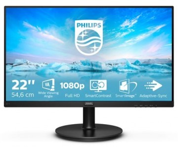 Philips V Line 221V8A/00 LED display 54.6 cm (21.5&quot;) 1920 x 1080 pixels Full HD Black