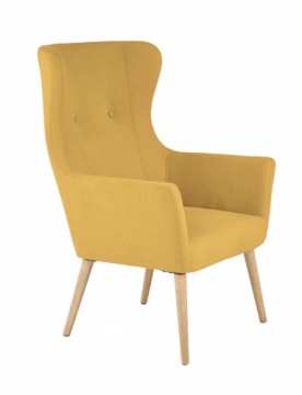 Halmar COTTO leisure chair, color: mustard