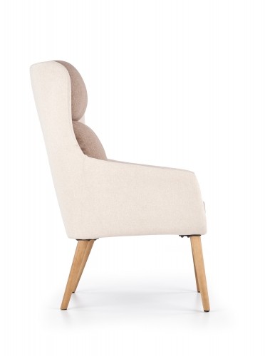 Halmar PURIO leisure chair, color: beige / brown image 5
