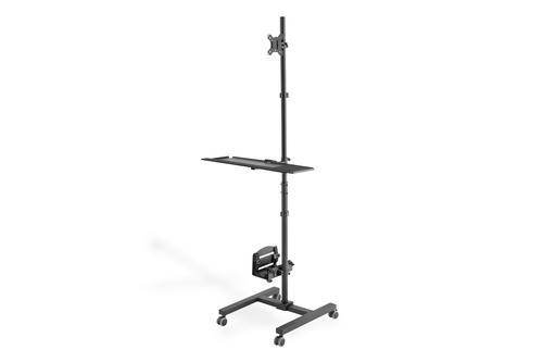 Digitus Mobile workstation with individual height adjustment image 1