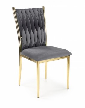 Halmar K436 chair color: grey / gold