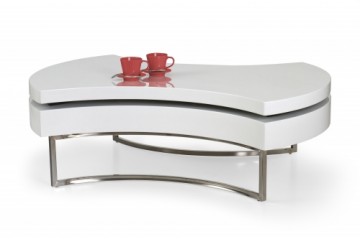 Halmar AUREA coffee table color: white