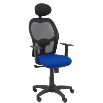 Biroja krēsls ar galvas atbalstu Alocén P&C B10CRNC Zils