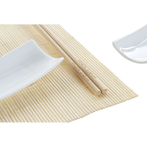 Набор для суши DKD Home Decor Бамбук Керамика (28,5 x 19,5 x 3,3 cm) image 3