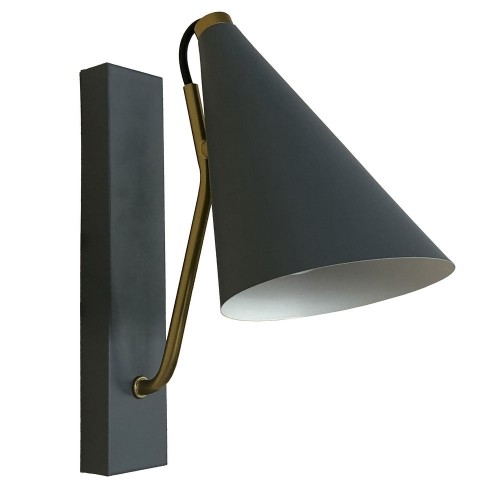 Galda lampa DKD Home Decor Zils Metāls Bronza (12 x 25 x 29 cm) image 1
