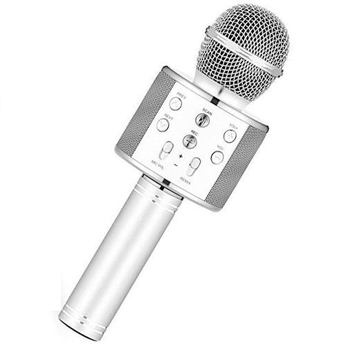 Blackmoon (8997) Karaoke mikrofons Bluetooth 4.0 (Pelēks) image 1