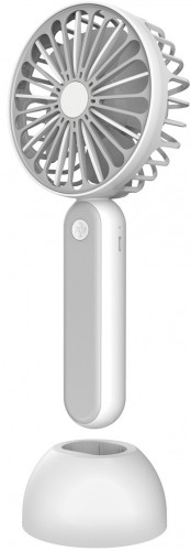 Platinet rechargeable fan 1200mAh, white/grey (45246) image 3