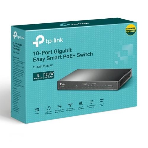 TP-LINK 10-Port Gigabit Easy Smart Switch with 8-Port PoE+ image 4