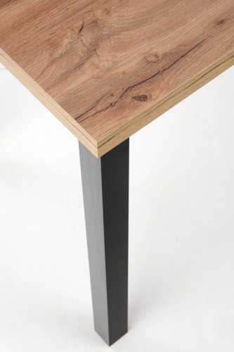 Halmar COBALT table, color: wotan oak/black image 4