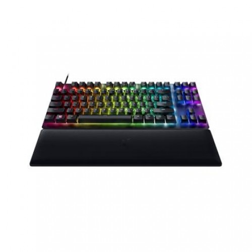 Razer Huntsman V2 Tenkeyless, Optical Gaming Keyboard, RGB LED light, US, Black, Wired, Linear Red Switch image 1