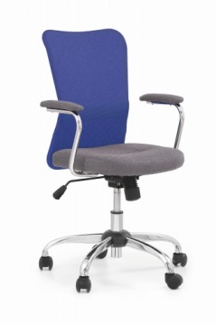 Halmar ANDY chair color: grey/blue