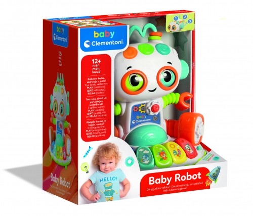 CLEMENTONI BABY interaktiivinen lelu Baby Robot (LT, LV, EE), 50371 image 2