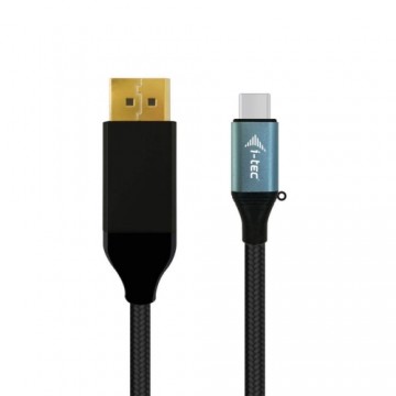USB C uz Display Porta Adapteris i-Tec C31CBLDP60HZ2M       (2 m) 4K Ultra HD Melns