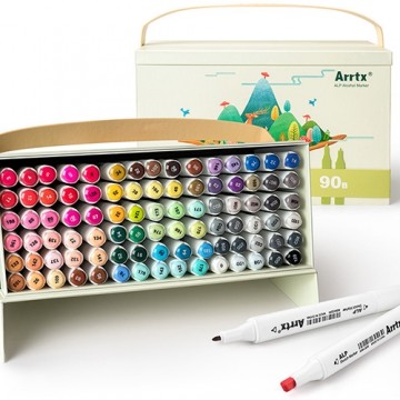 EXD Double-sided Marker Pens ARRTX Alp, 90 Colours