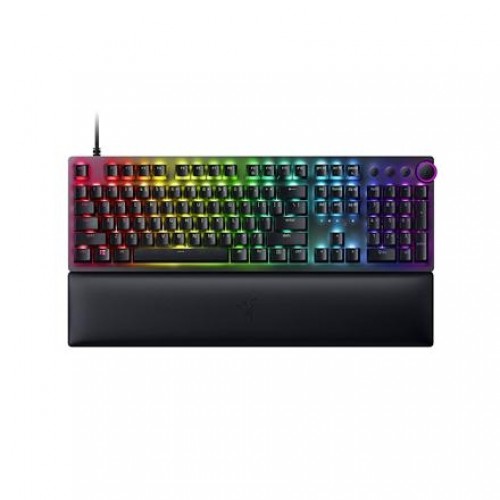 Razer Huntsman V2 Optical Gaming Keyboard, Clicky Purple Switch, Russian Layout, Wired, Black image 1