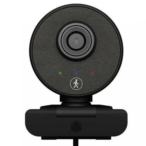 Raidsonic Webcam with microphone IB-CAM501-HD Black image 1