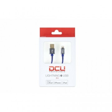 Dcu Tecnologic USB uz Lightning Kabelis DCU 34101250 Tumši Zils (2 m)