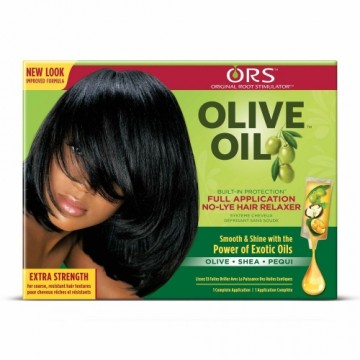 Matu Taisnošanas Līdzeklis Olive Oil Relaxer Kit Ors ‎