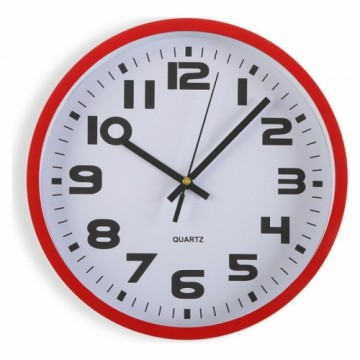 Bigbuy Home Настенное часы Красный Пластик (3,8 x 25 x 25 cm)