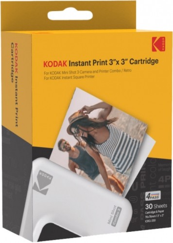 Kodak ink cartridge + photo paper 3x3" 30 sheets image 1