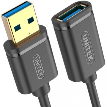 Kabel USB Unitek Unitek przedłużacz USB3.0 AM-AF, 0,5m; Y-C456GBK
