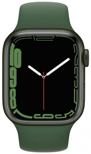 Apple Watch 7 GPS + Cellular 41mm Sport Band, green/clover (MKHT3EL/A) image 2