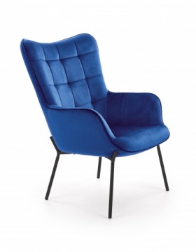 Halmar CASTEL l. chair dark blue