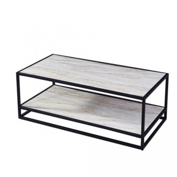 Mazs galdiņš DKD Home Decor Tērauds Sudrabs Koks MDF (120 x 60 x 45 cm)