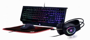 KEYBOARD USB GAMING KIT RUS/PHANT GGS-UMGL4-01-RU GEMBIRD