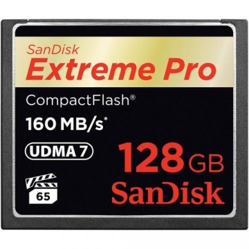 SanDisk 128GB Extreme Pro CF 160MB/s memory card CompactFlash