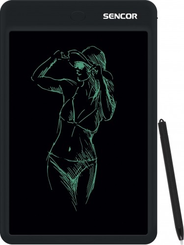 Digital LCD writing and drawing tablet 14" Sencor SXP040BK image 1