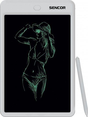 Digital LCD writing and drawing tablet 10" Sencor SXP030WH image 1
