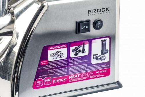 Brock Electronics BROCK Gaļas maļamā mašīna, 1400 W image 3
