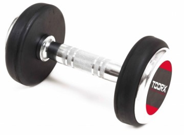Professional rubber dumbbell TOORX 18kg