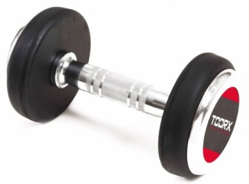 Toorx Professional rubber dumbbell 24kg
