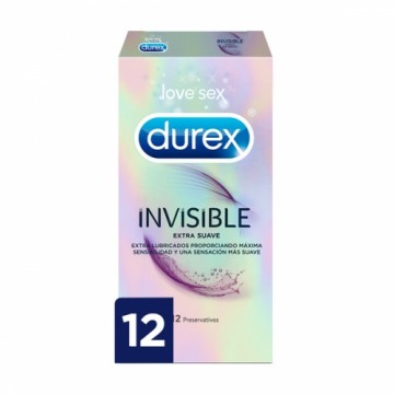 Prezervatīvi Invisible Ekstra Sensitivo Durex (12 uds)