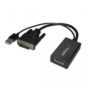 DisplayPort uz DVI Adapteris Startech DVI2DP2              Melns