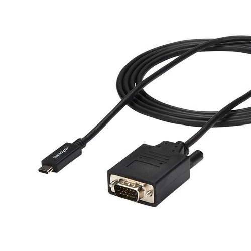 USB C uz VGA Kabelis Startech CDP2VGAMM2MB         (2 m) Melns image 3