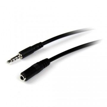 Удлинительный кабель Jack (3,5 мм) Startech MUHSMF2M             (2 m) Чёрный