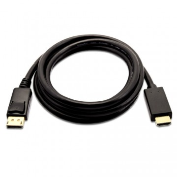 Кабель DisplayPort на HDMI V7 V7DP2HD-03M-BLK-1E   Чёрный
