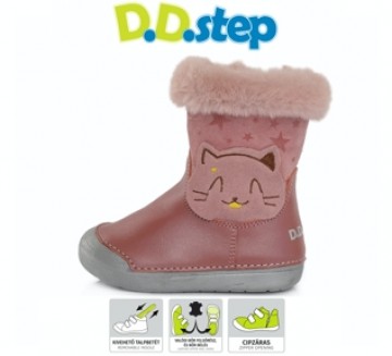 D D Step D.D.Step (DDStep) Art.W066-373BT Зимние сапожки из натуральной кожи (20-25)