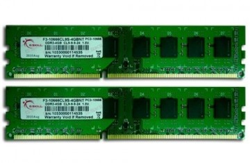 G.Skill 8GB DDR3 DIMM memory module 2 x 4 GB 1333 MHz