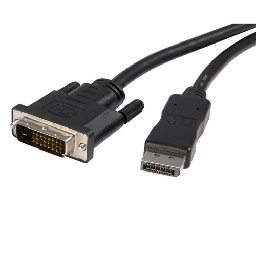 Kabelis Display Port uz DVI Startech DP2DVIMM10           Melns image 1