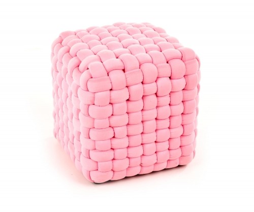 Halmar RUBIK pouffe color: light pink image 1