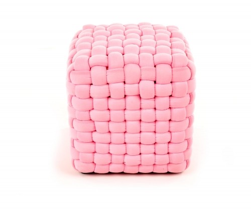 Halmar RUBIK pouffe color: light pink image 4