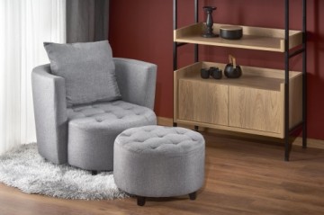 Halmar HAMPTON chair color: grey