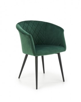 Halmar K421 chair dark green