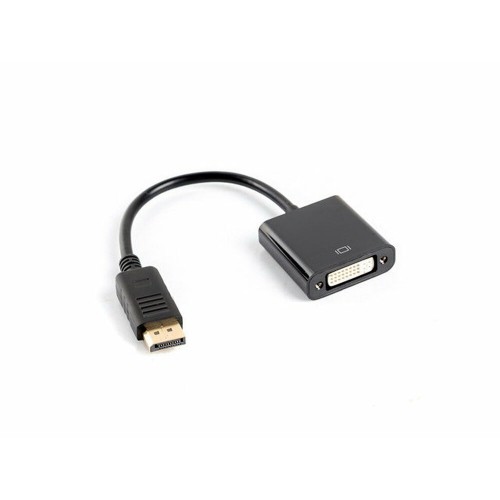 DisplayPort uz DVI Adapteris Lanberg AD-0007-BK Melns 10 cm image 1