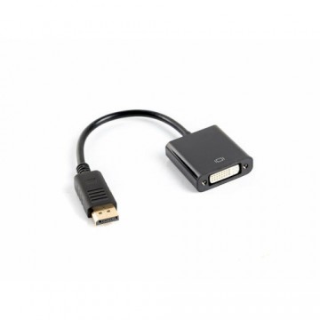 DisplayPort uz DVI Adapteris Lanberg AD-0007-BK Melns 10 cm